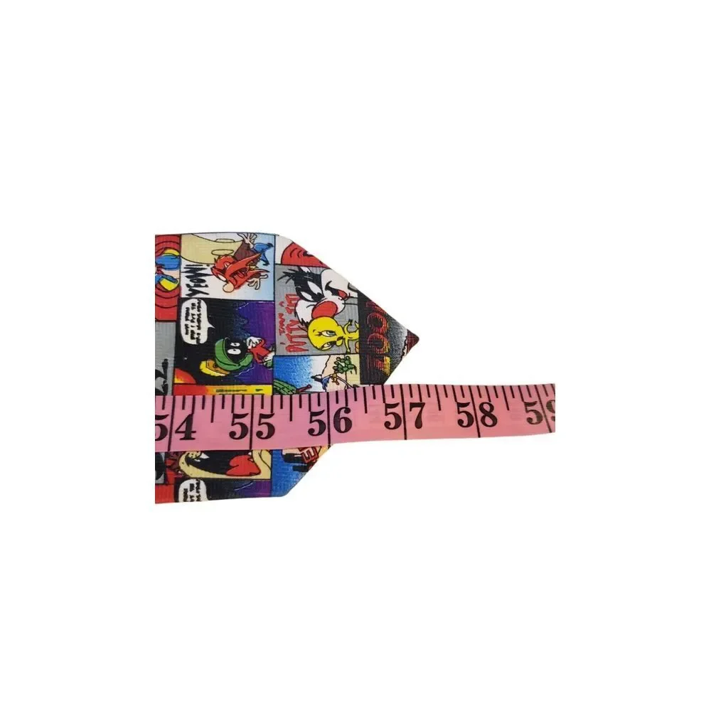 Vintage‎ LOONEY TUNES TOONS WARNER BROS Neck Tie Comic Theme Vintage Colorful